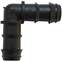 S&amp-M Codo Goteo 16 mm- 50 unidades- Negro- 5x14.5x24 cm
